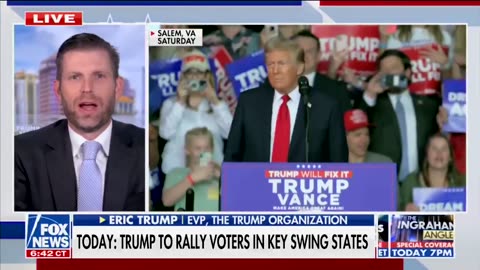 Eric Trump Boasts: Dad's on a Stamina Showdown with SEVEN Events in 36 Hours!