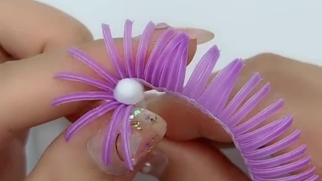 Plastic flower creative DIY waste utilization creative