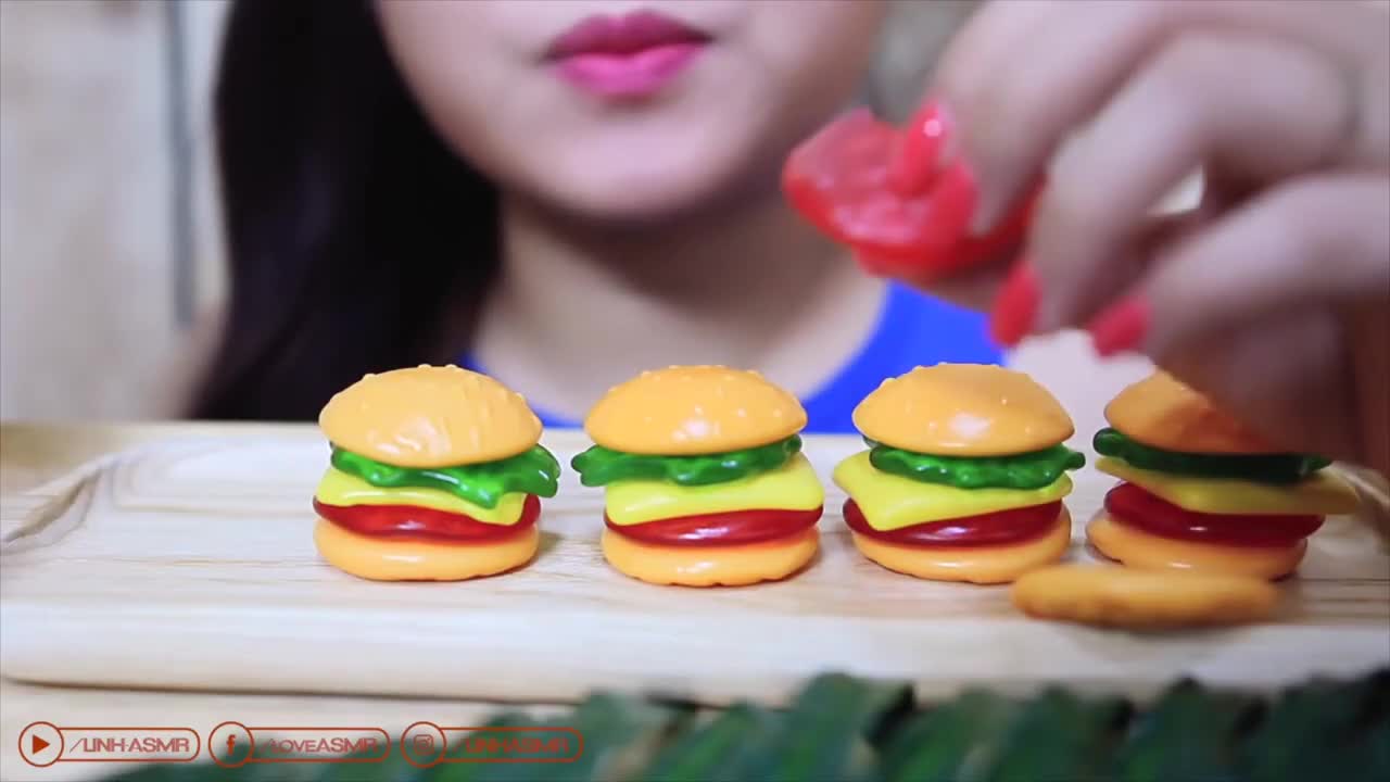 Eating Realistic Looking Gummy Foods - Sweets Compilation
