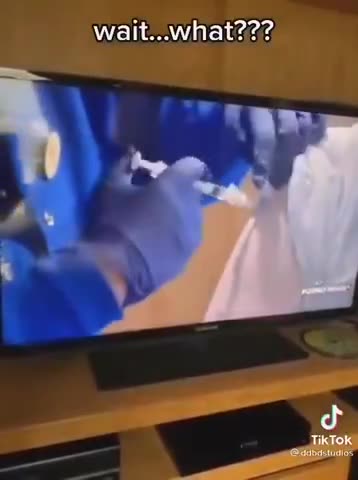 A Freudian slip, or a news anchor going rouge?