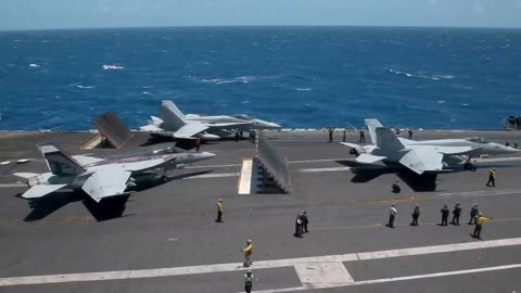 USS R.Reagan_The Nuclear Megaship Patrolling The Pacific_Guardian Of The OCEANS
