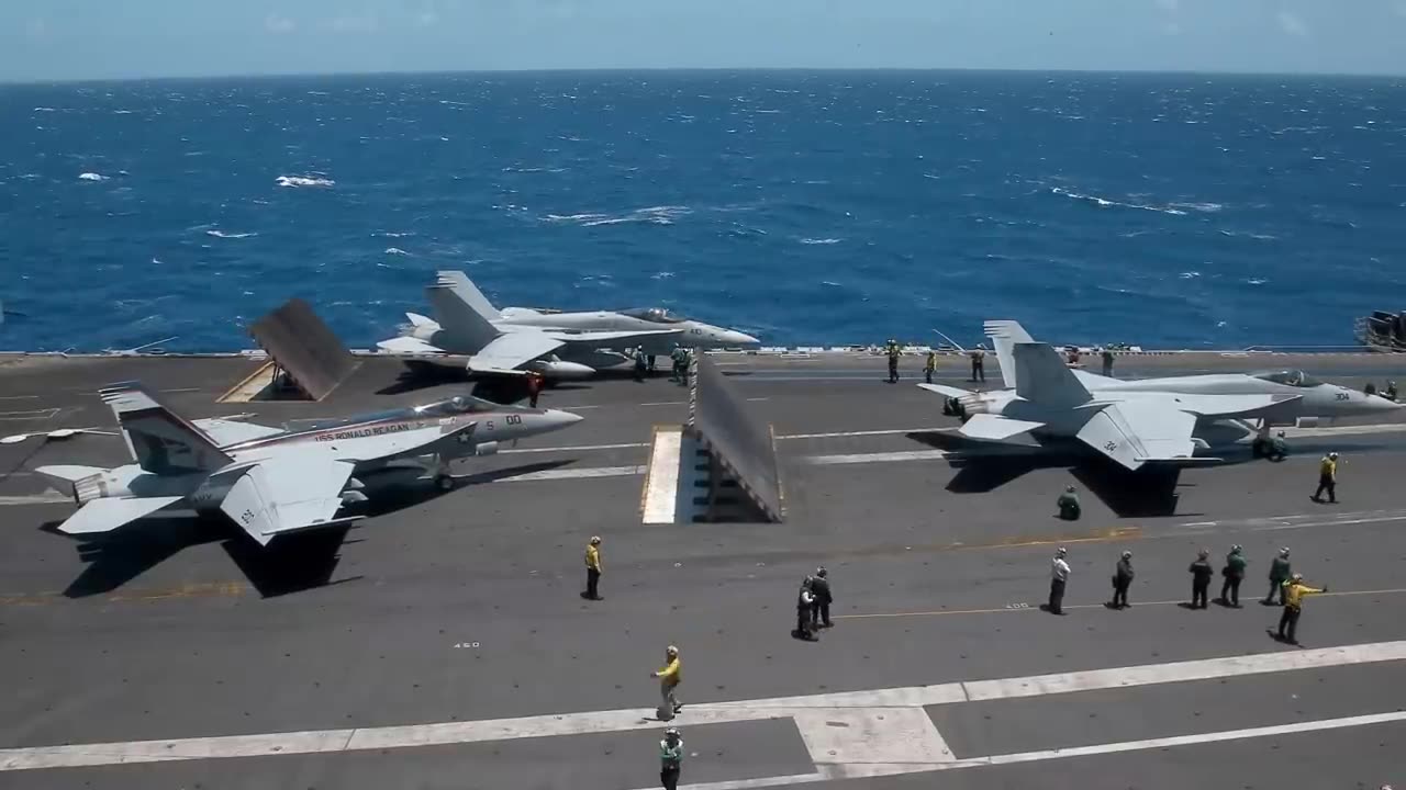 USS R.Reagan_The Nuclear Megaship Patrolling The Pacific_Guardian Of The OCEANS