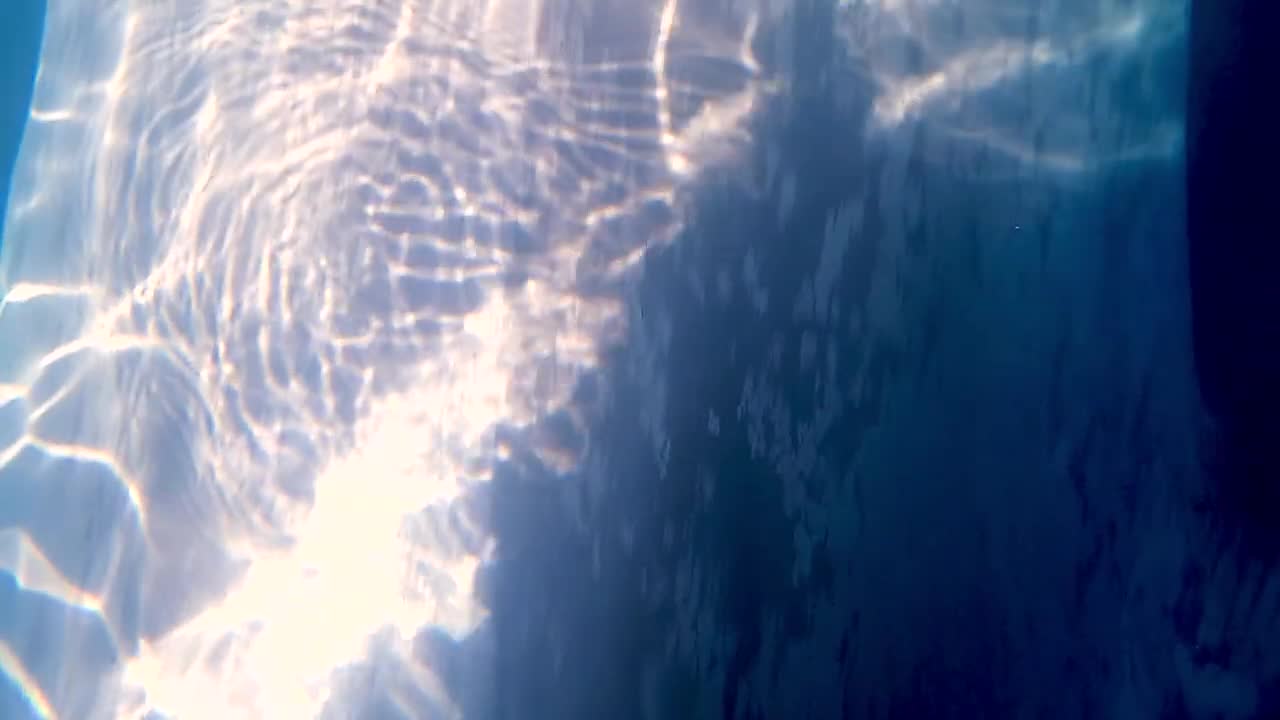 Ribbons of Light on Blue Whale