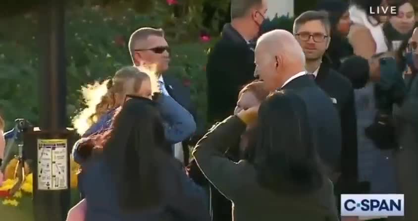 Biden Gets Karate Chopped by Girl