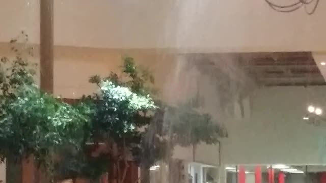 Heavy Rain Falls Through Ceiling