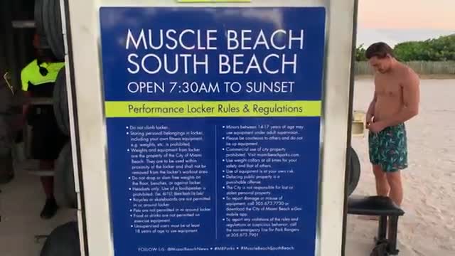 Miami Muscle Beach tour (Dont Miss This!)