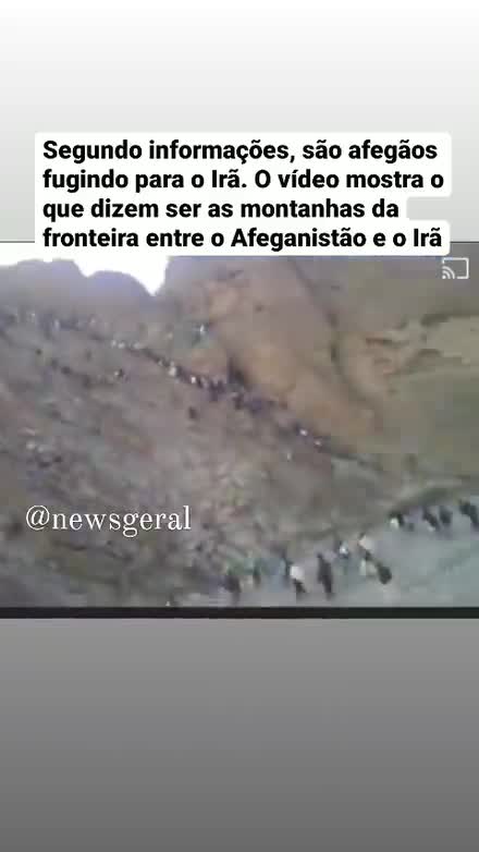 Afghans are reportedly fleeing to Iran