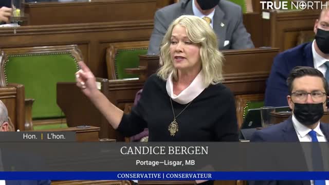 Canadian deputy conservative leader Candice Bergen rips Trudeau for "Freedom Convoy" response