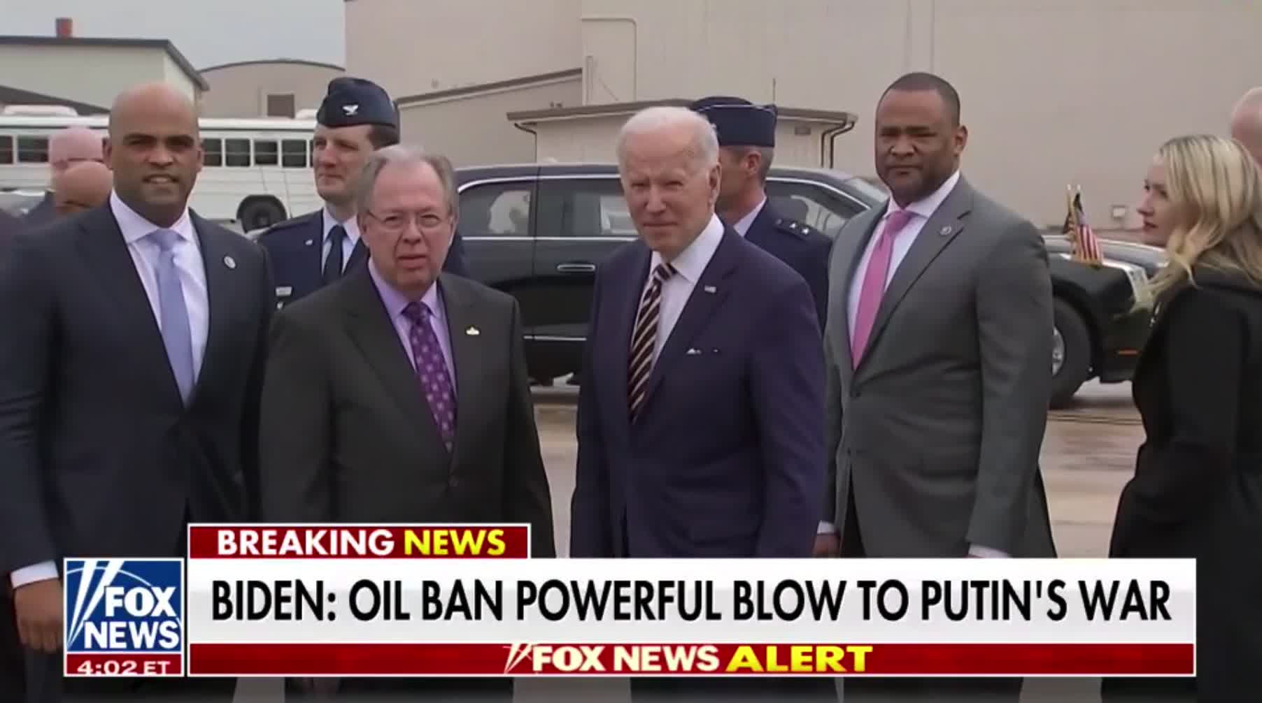 Biden on rising gas prices: "Russia's responsible."