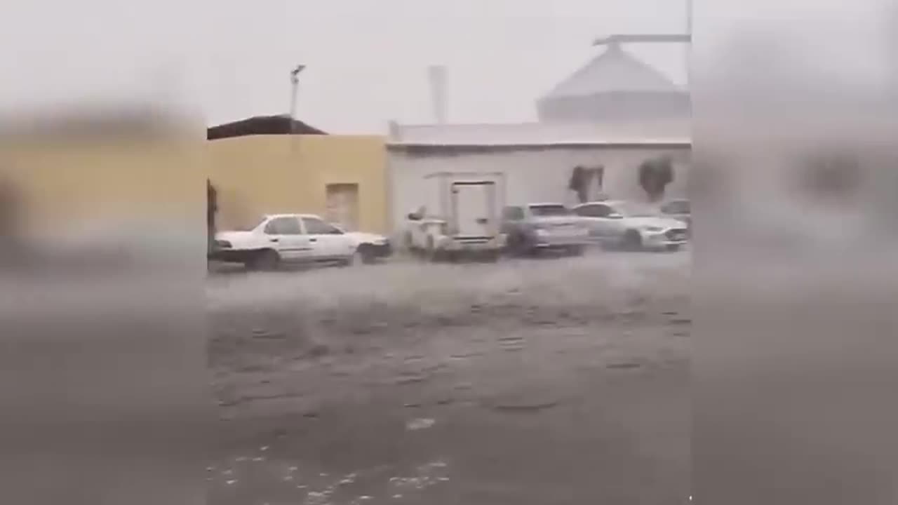 Biblical hailstorm hits Saudi Arabia! The World is in shock!