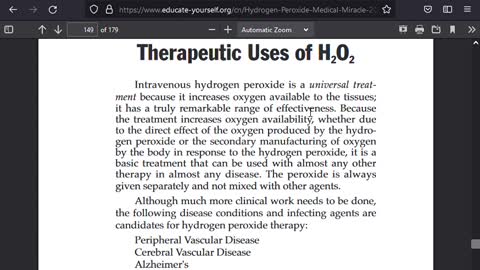 Hydrogen Peroxide: Medical Miracle, by Dr. William Campbell Douglass