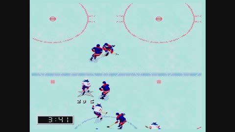 NHL97 (Sega Genesis) USA vs St. Louis Part1