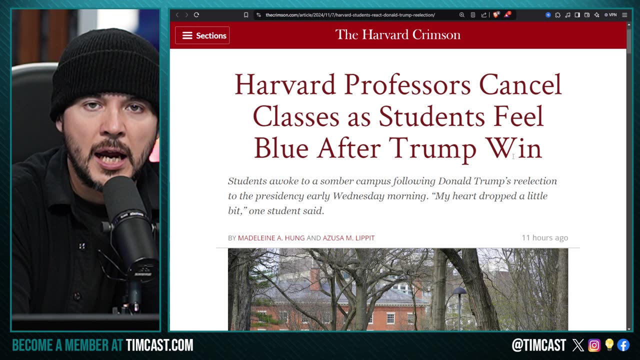 Woke Universities CANCEL Class As Liberals SUFFERING Over Trump Win, Unhinged Women SCREAM Over Loss