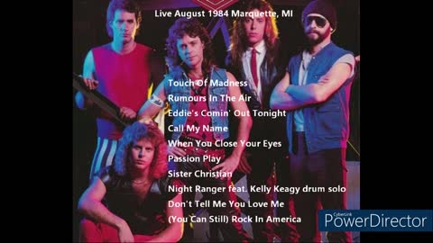 Night Ranger Live August 1984 Marquette, MI