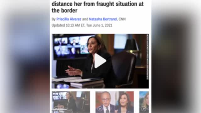 almost 3 months what has Kamala Harris done on the southern border