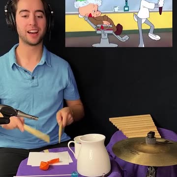 Looney Tunes Sound Effects (On Drums!)