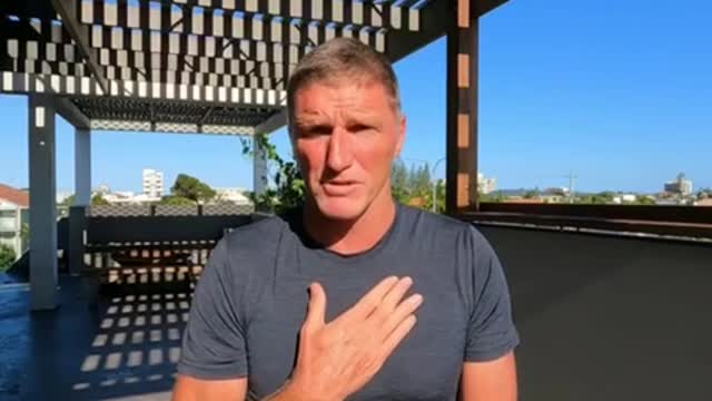 Australian Ironman Trevor Hendy Standing up against the vaccines for his children’s safety!
