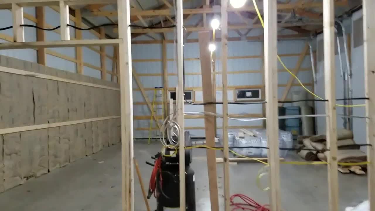 Pole Barn part 12: Insulating