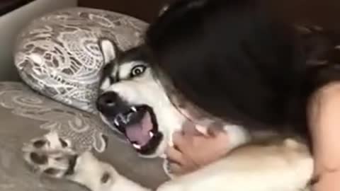 I don't want kisses!