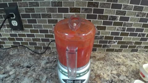 Making some sauce for pizza! 