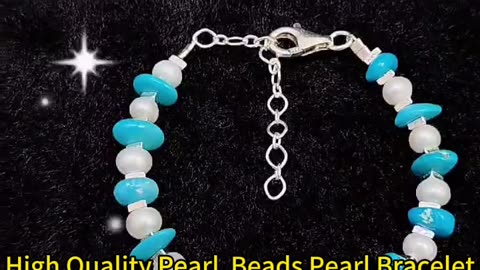 GN-20241114-05 Natural Turquoise Premium Women's Bracelet Bracelet with delicate S925 silver