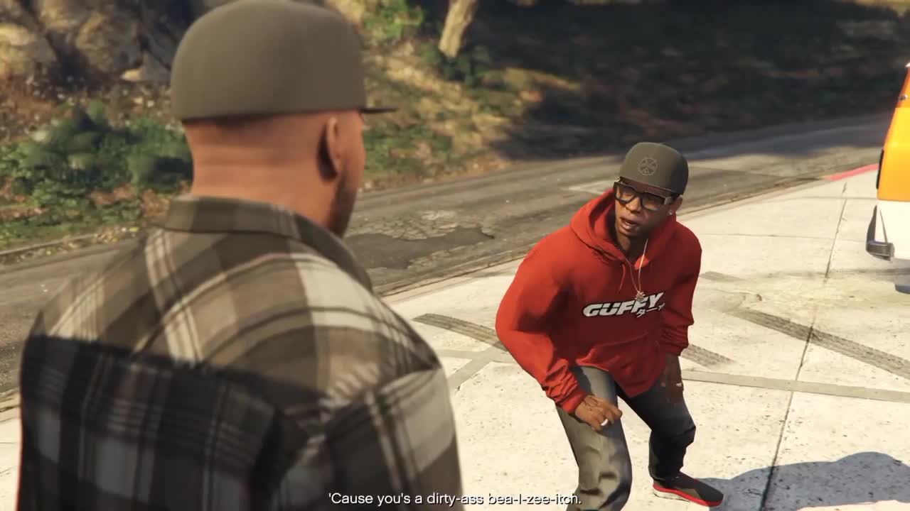 Lamar Roasts Franklin (Again) in GTA Online The Contract