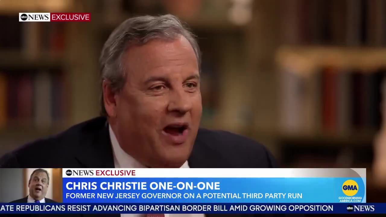 Chris Christie Says He Won't Rule Out Third-Party Run