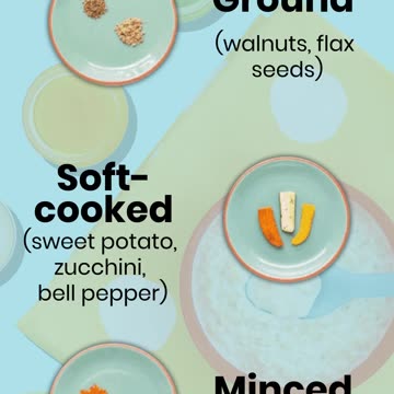 How to add texture to baby food