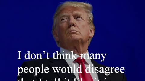 Donald Trump Quote - I don’t think many people would disagree that I tell it like it is...