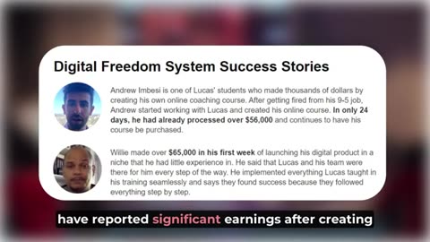 Lucas Lee-Tyson Review - Digital Freedom System (Online Course Creation & Selling)