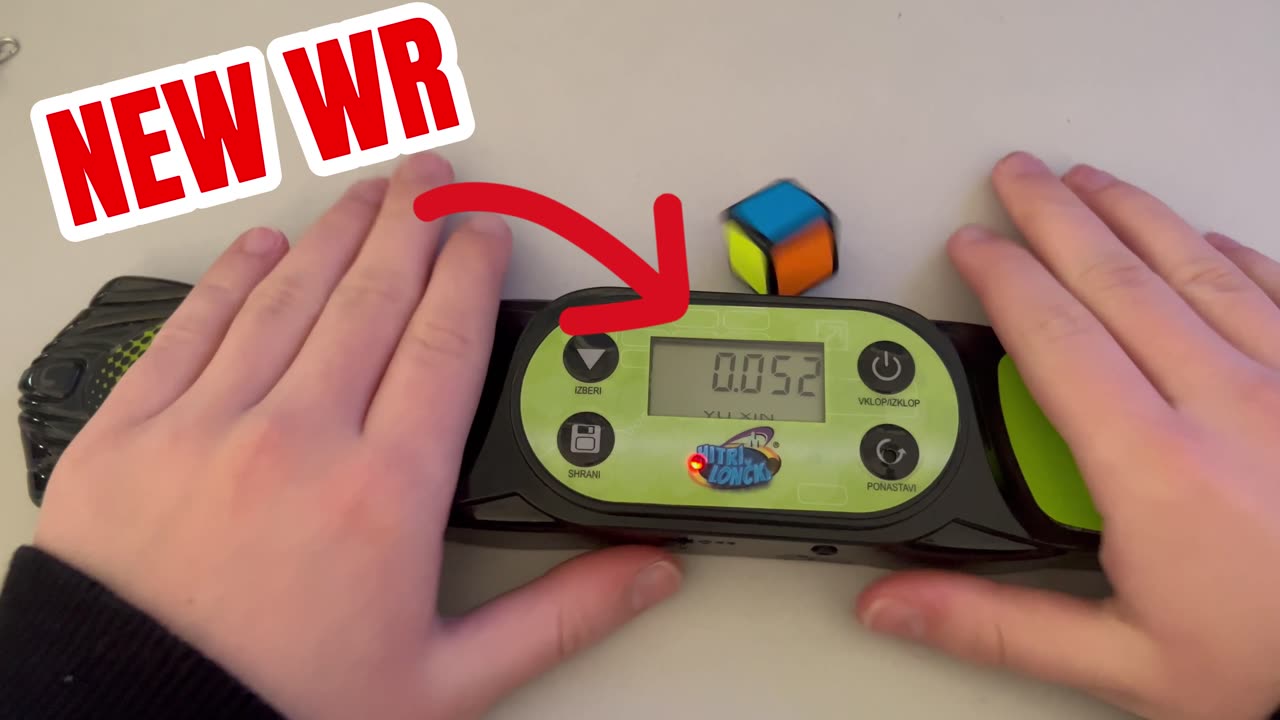 Rubik's cube 1x1 World record