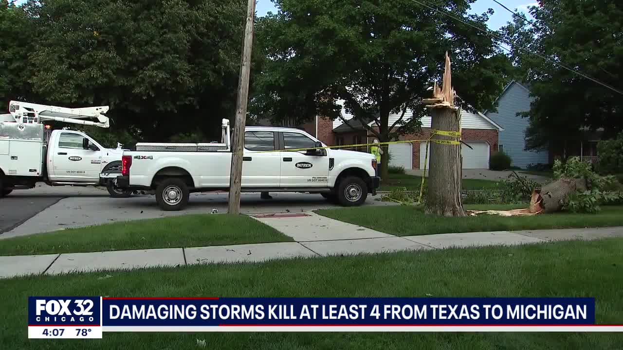 4 dead, including 14-year-old who was electrocuted, after storms