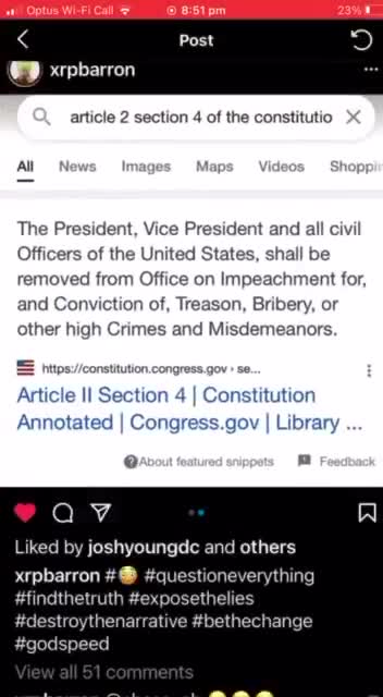 (#1) Article 2, Section 4 of the Constitution Has Been Enacted?