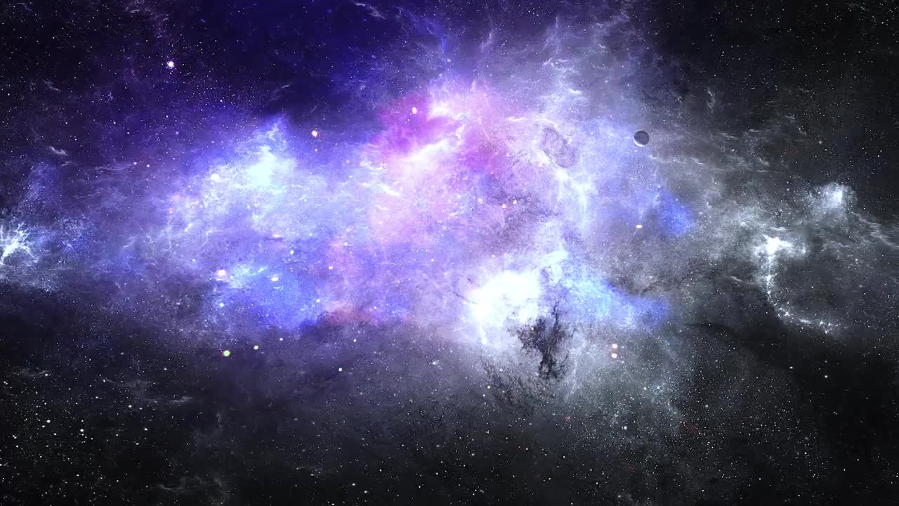 Space music for relaxation, galaxy and stars