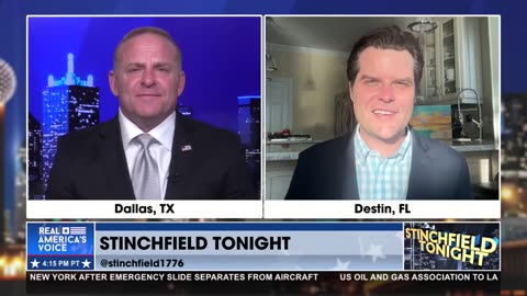 Gaetz on Stinchfield 4/26: Bragg Prosecution is a Total Fiction driven by Political Objective