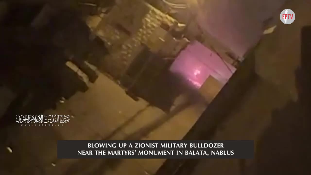 Al-Quds Brigades (PIJ) engaging in fierce battles with Zionists in the West Bank, occupied Palestine, 25 Nov 2024