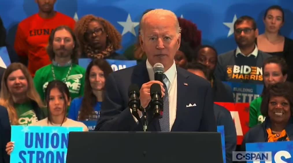 Biden: “I sure in hell don’t think we should be funding the FBI either.”