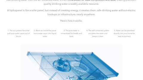 How do Hydropanels Work?