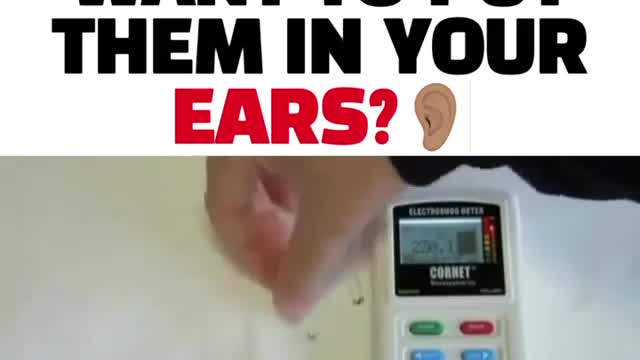 EMF exposure from earpods