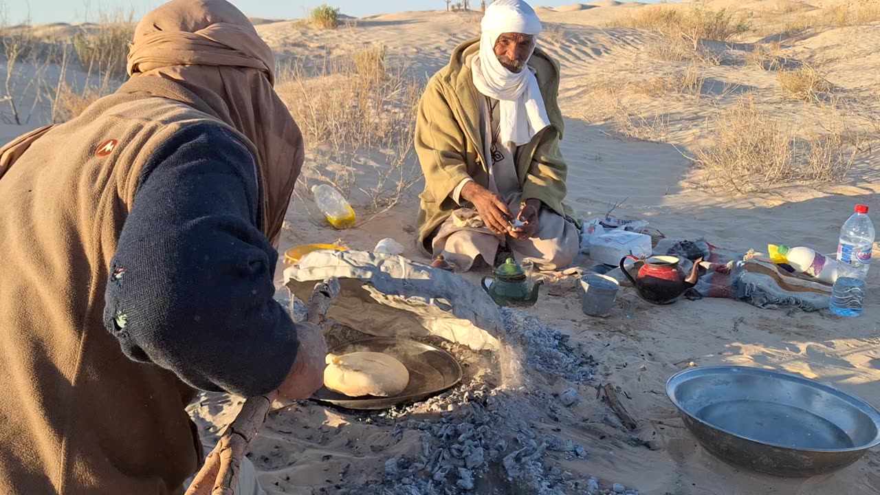 Musbah makes bread