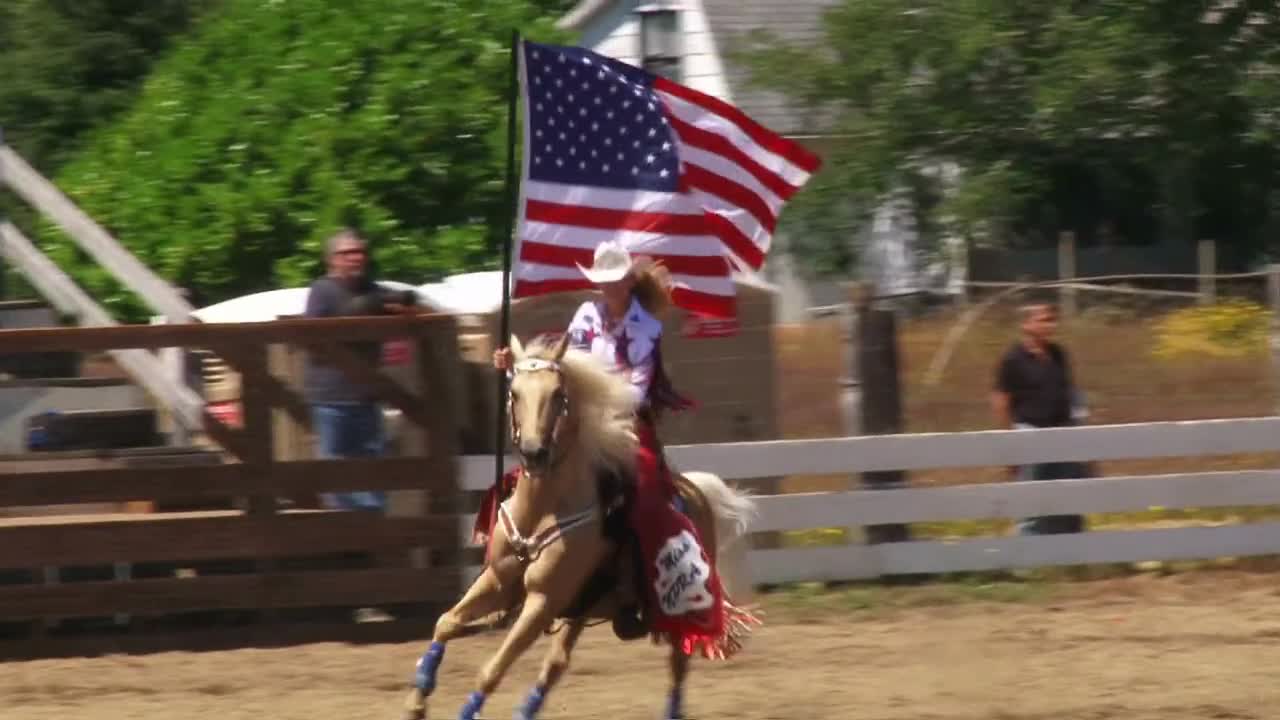 American Cowgirl At The Rodeo