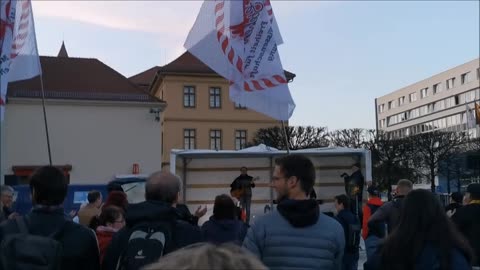 YANN SONG KING & Dr. OLIVER NIEMZIG - FRANK HÖR AUF - 63. MAHNWACHE, BAUTZEN, 18 04 2022