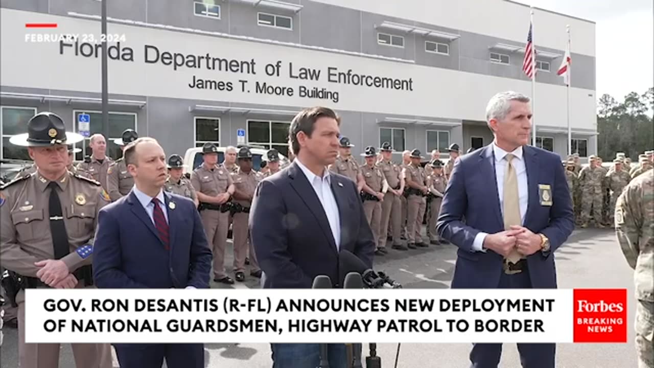 BREAKING: DeSantis Announces New Deployment Of Troops, Highway Patrol Officers To Border