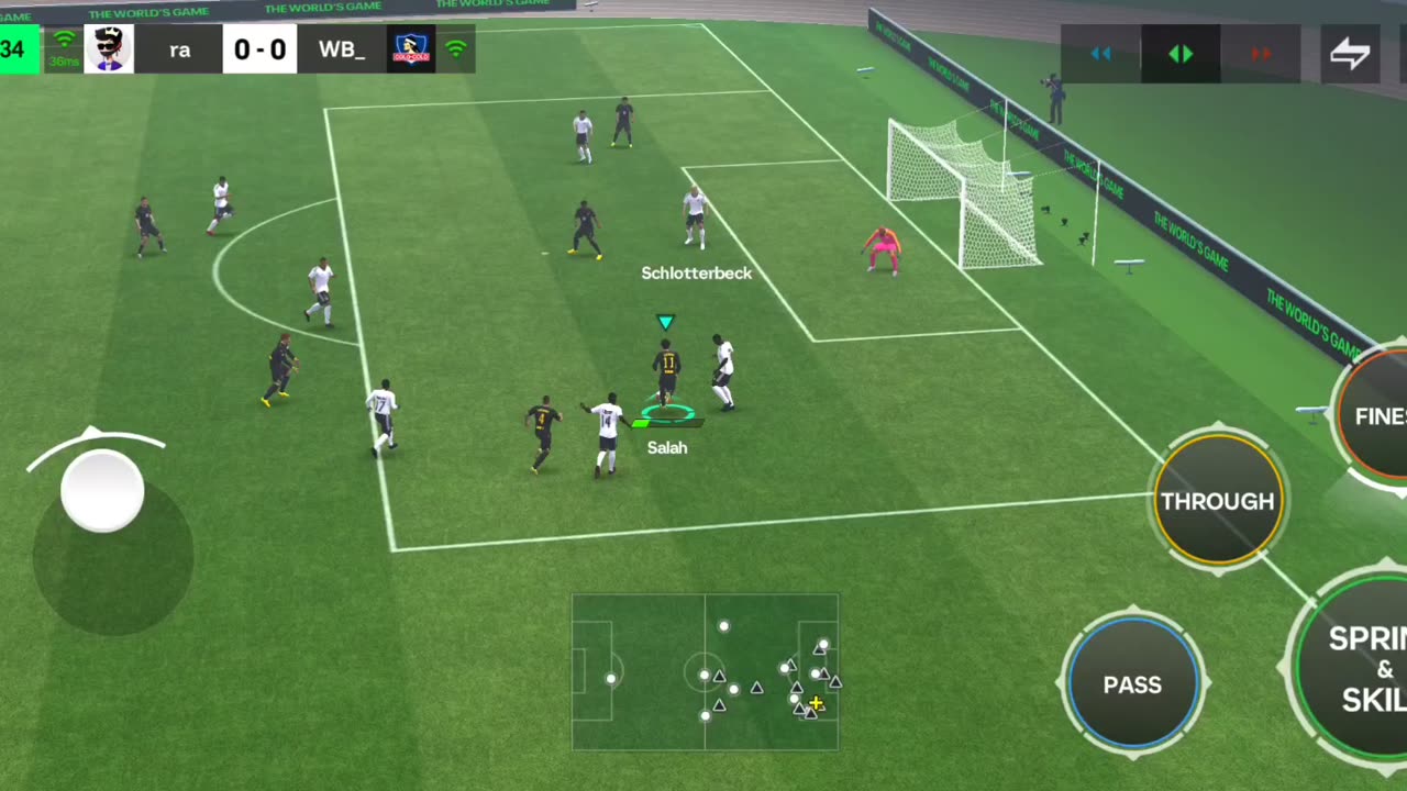 HIGH PRESSURE GAMEPLAY IN FC MOBILE AND POSSESSION WITH LUCKY GOAL