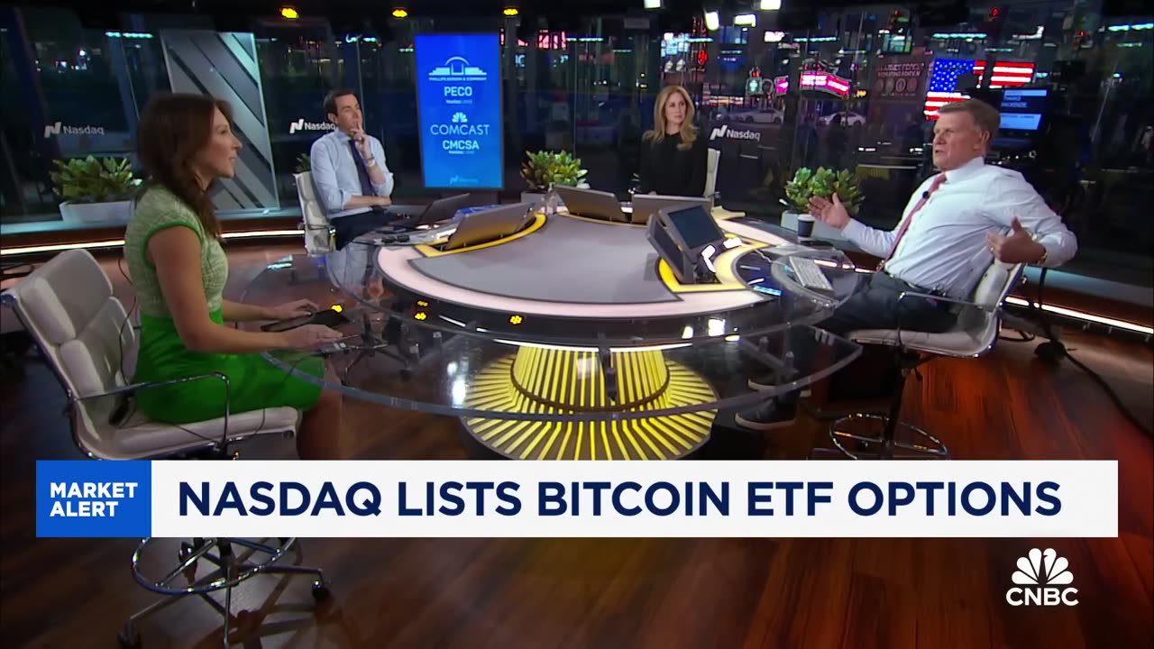 Bitcoin hits fresh record high after Nasdaq lists options on BlackRock's spot bitcoin ETF