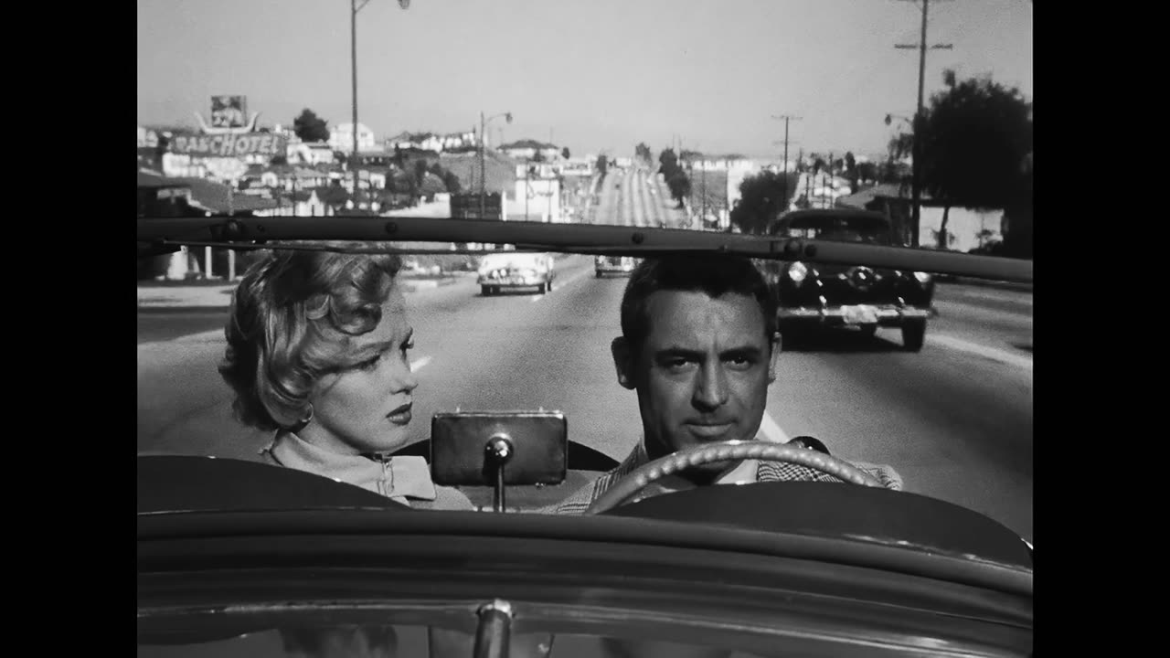 Marilyn Monroe 1952 Monkey Business scene remastered 4k