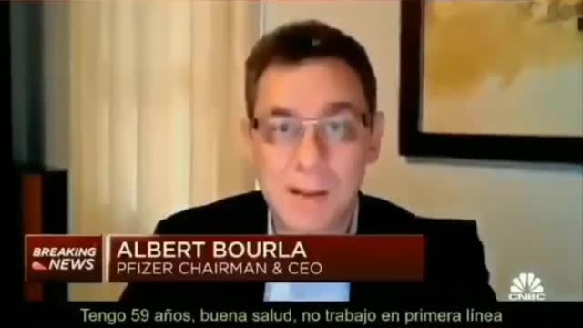 PFIZER CEO Albert Bourla no quiere vacunarse por tener buena salud Covid 19 Plandemia Coronavirus