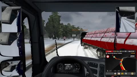 Euro truck sim 2 Multiplayer idiots on the road #1