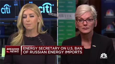 We shouldn't finance Putin's war_ U.S. Energy Secretary Granholm