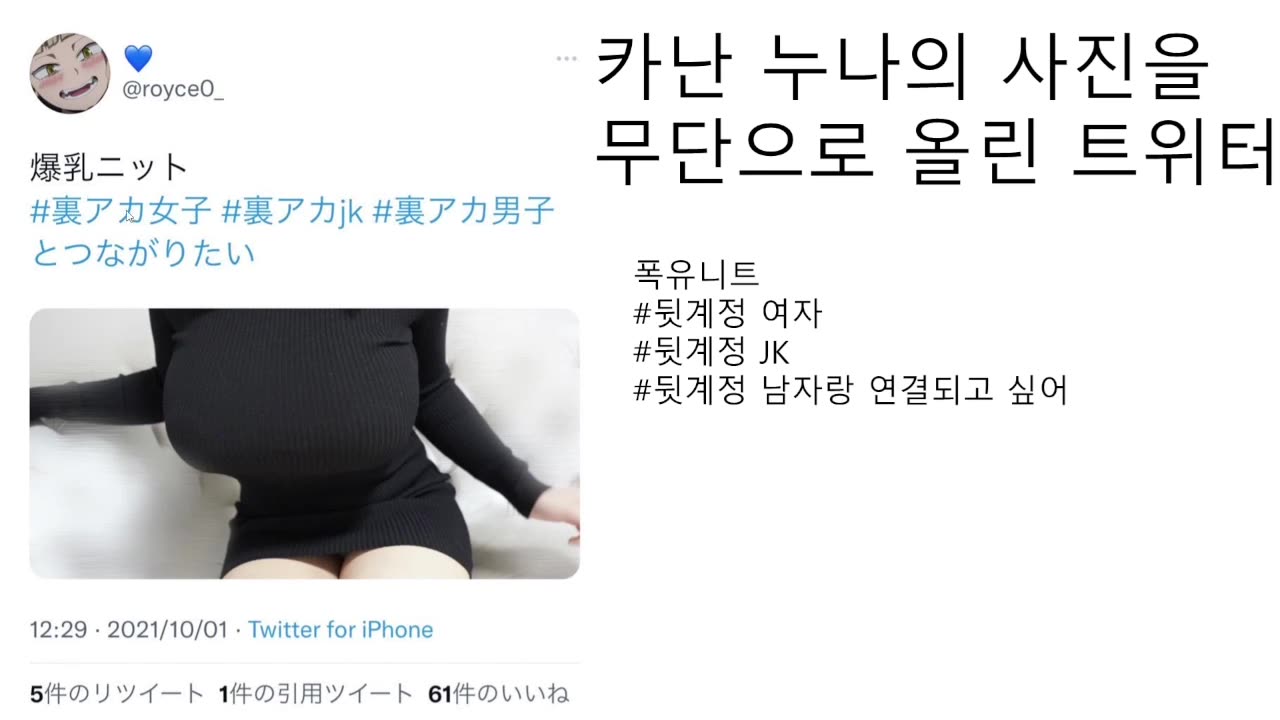 사진 도용 당해서 개빡친 단장 시로가네 노엘(카난)